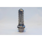 Muzzle brake and tuner with click adjustments