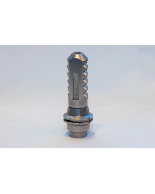 Muzzle brake and tuner with click adjustments