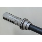 Muzzle brake and tuner with click adjustments